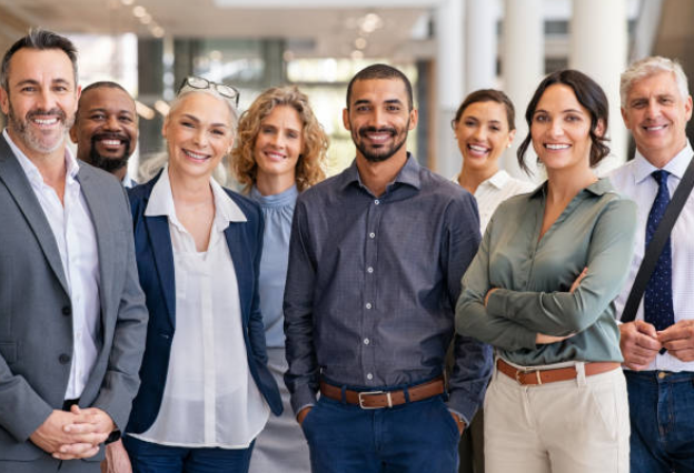 This is a group photo of our team members