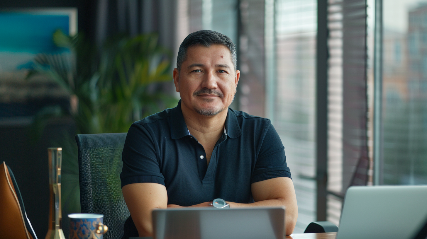 This is Asylbek, my client and good friend in Kazakhstan.