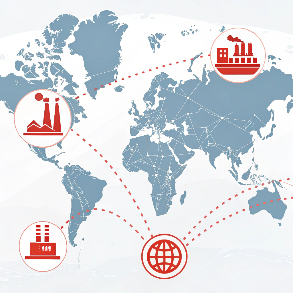 two managers inspecting automated production cell while discussing quality cost and roi